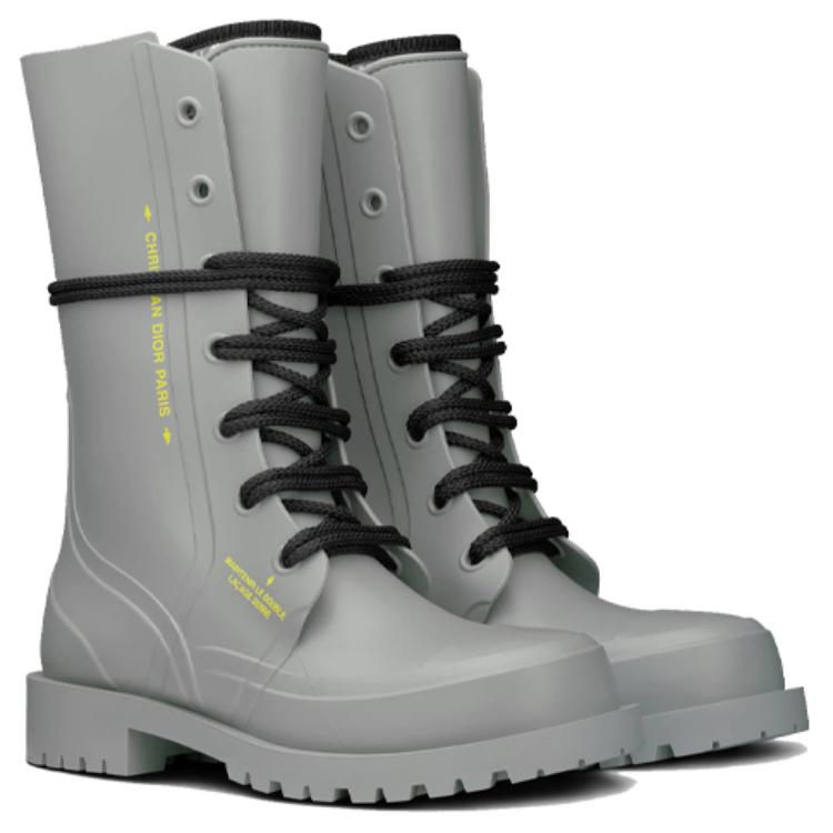 Shop (W) Zapatillas Altas Dior 'Cement Grey' KCI671RON_S33G