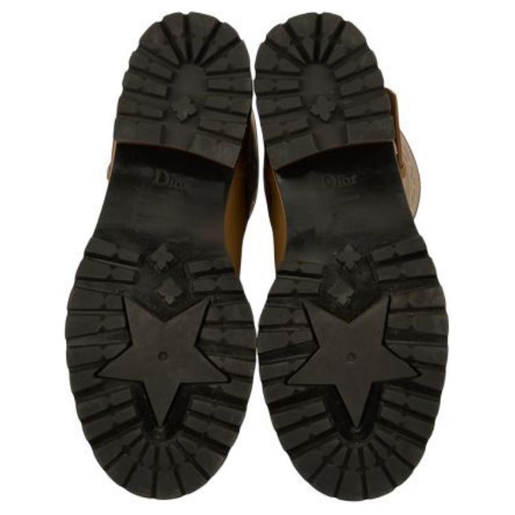 Purchase (W) Dior Sneakers High-Top ''Logo Buckle - Marrone'' KDI660CBO_S26U