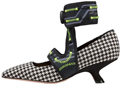 (W) Dior High Heel 'Houndstooth Wol Hitam' KDP967PPW_S17X Buy (W) Dior High Heel 'Houndstooth Wol Hitam' KDP967PPW_S17X