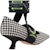 (Women) Dior High Heel 'Houndstooth Wool Black' KDP967PPW_S17X
