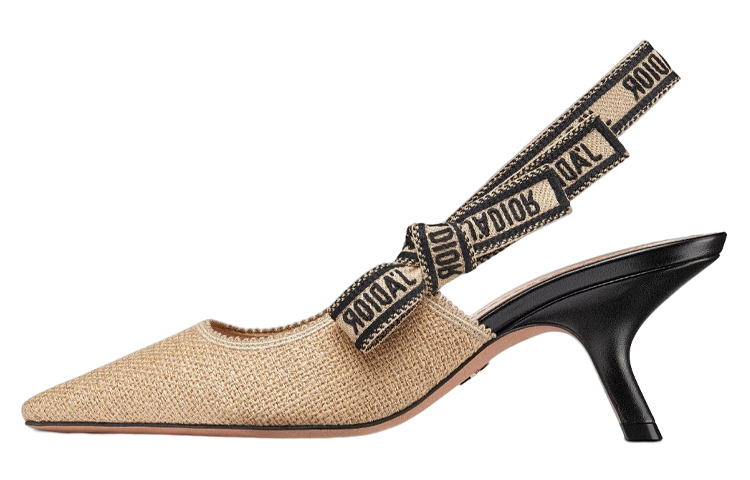 Buy (W) Dior Tumit Tinggi Slingback 'Beige' KDP919JUR_S29U