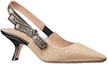 Order (W) Dior Tumit Tinggi Slingback 'Beige' KDP919JUR_S29U