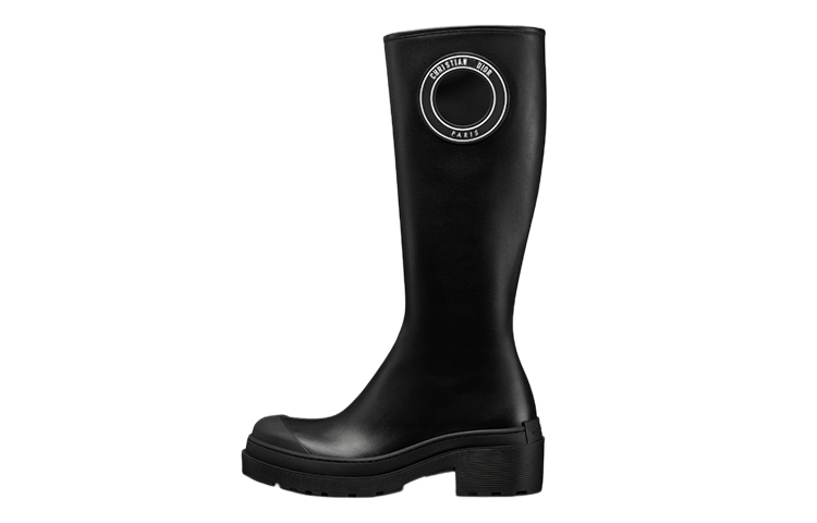 (Women) Dior High Top 'Black Leather Symbol' KDI766VSO_S900