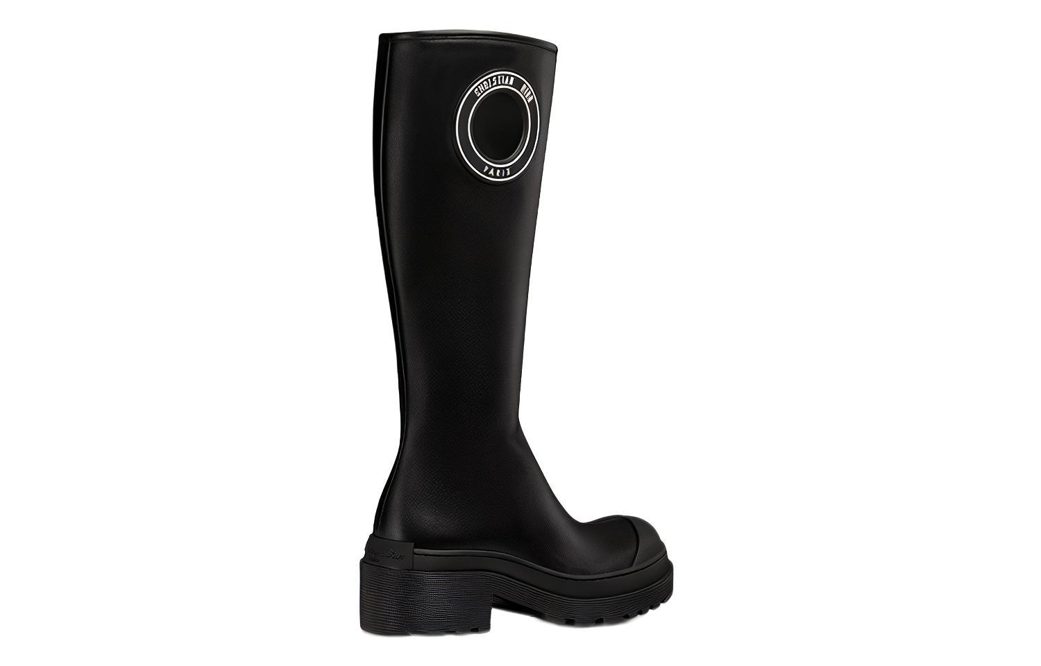 Lookbook (W) Dior High Top 'Símbolo de Cuero Negro' KDI766VSO_S900