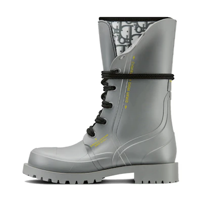 (W) Dior High-Top Sneaker 'Cement Grey'