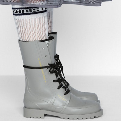 (W) Dior Sepatu Tinggi 'Cement Grey' KCI671RON_S33G Sizing (W) Dior Sepatu Tinggi 'Cement Grey' KCI671RON_S33G