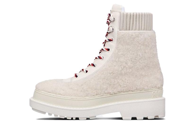 (Women) Dior Hike Boot 'White Fur-Lined' KDI811VES_S10W