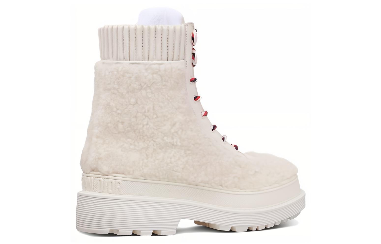 Shop (W) Botte Dior Hike ''Doublée de Fourrure Blanche'' KDI811VES_S10W