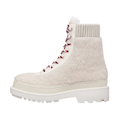 (W) Dior Hike Boot 'White Wool'