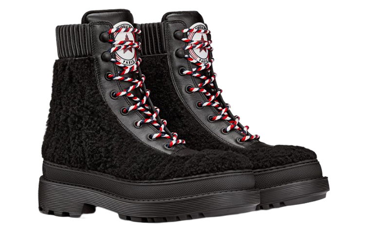 (W) Dior Hike Short Boots 'Black Wool' 圖 3
