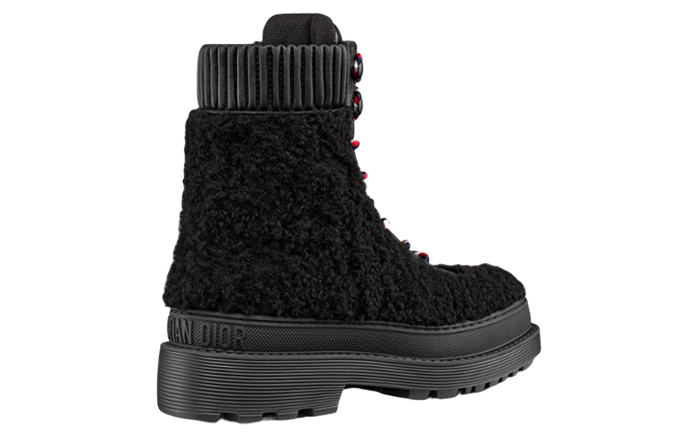 (W) Dior Hike Short Boots 'Black Wool' 圖 4