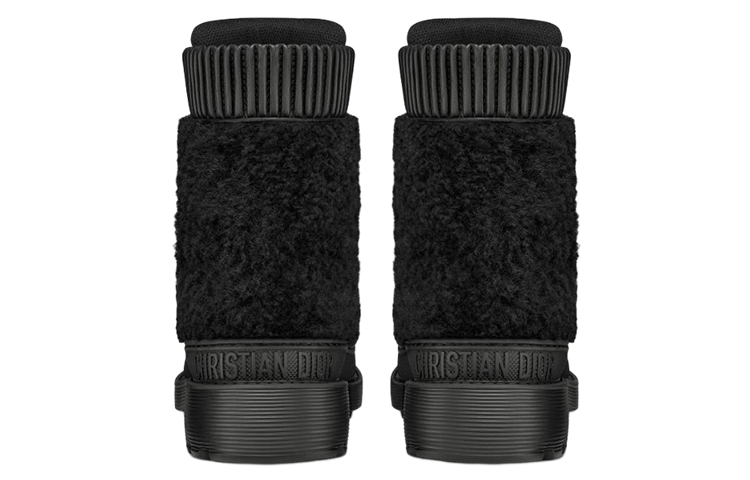 (W) Dior Hike Short Boots 'Black Wool' 圖 5