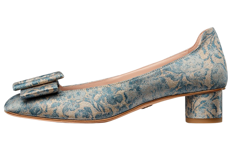 Buy (W) 迪奥 Idylle 牛仔芭蕾粗跟鞋 KCB755BOX_S91B