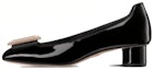 Buy (Women) Dior Idylle Buckle Ballet Mid-Heel 'Black Patent' KDB756PGP_S900