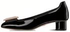 Buy (W) Dior Idylle Buckle Ballet Tumit Sederhana 'Patent Hitam' KDB756PGP_S900