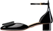 Buy (W) Dior Idylle Kulit 'Ballet Fesyen Tumit Sederhana Hitam' KDB777PGO_S900