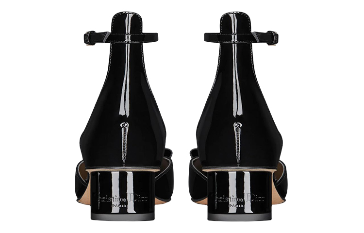 Purchase (W) Dior Idylle Kulit 'Ballet Fesyen Tumit Sederhana Hitam' KDB777PGO_S900
