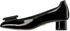 Buy (Women) Dior Idylle Patent Leather Mid-Heel Ballet 'Black' KDB754PGO_S900