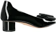 Lookbook (W) Dior Idylle Kulit Patent Kasut Tumit Sederhana Ballet 'Hitam' KDB754PGO_S900