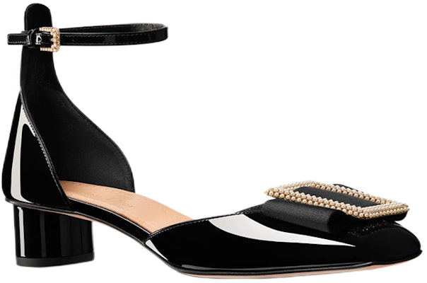 (Women) Dior Idylle Patent Leather with Resin Bead Buckle 'Black' KDB778PGP_S900 Order (Women) Dior Idylle Patent Leather with Resin Bead Buckle 'Black' KDB778PGP_S900