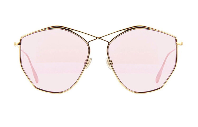 (Women) Dior Irregular Metal Sunglasses in Champagne for Women STELLAIRE4-000TE 圖 3