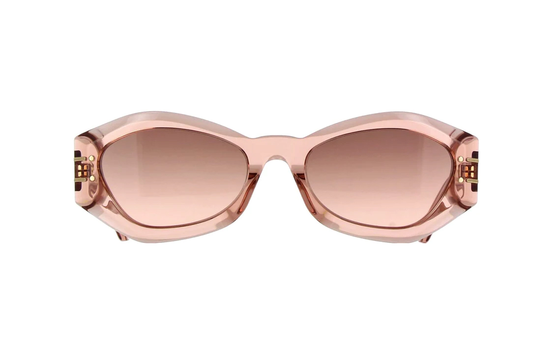 (Women) DIOR Irregular Pink Sunglasses for Women UV Protection Stylish Eyewear DIORSIGNATUREB1U40F1 圖 3