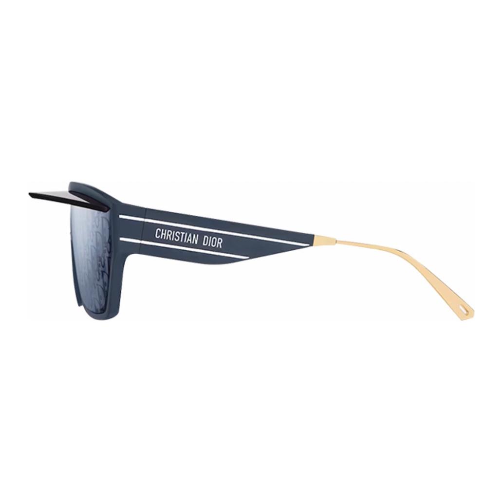 (Women) DIOR Irregular Shaped Sunglasses with Letter Logo Design for Women - Blue. DIORCLUB M7U-31B8 圖 4