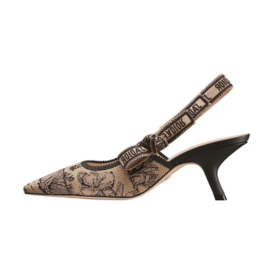 (W) Dior J'Adior 10cm 'Pink Fabric Pointed-Toe High Heels' KCP920SEM_S65P