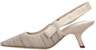 (W) Sandal Fesyen Dior J'Adior 'Beige Fabric' KCP866MLU_72K