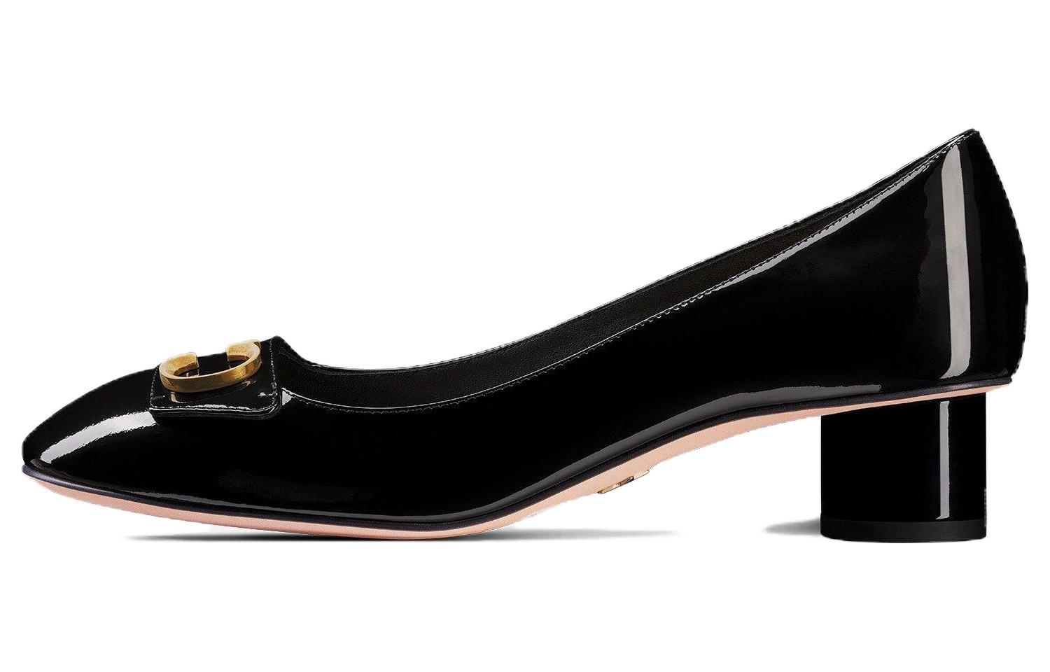 (Women) Dior J&#x27;Adior &#x27;Black Leather Slingback Heels&#x27; KCP920SEM_S900