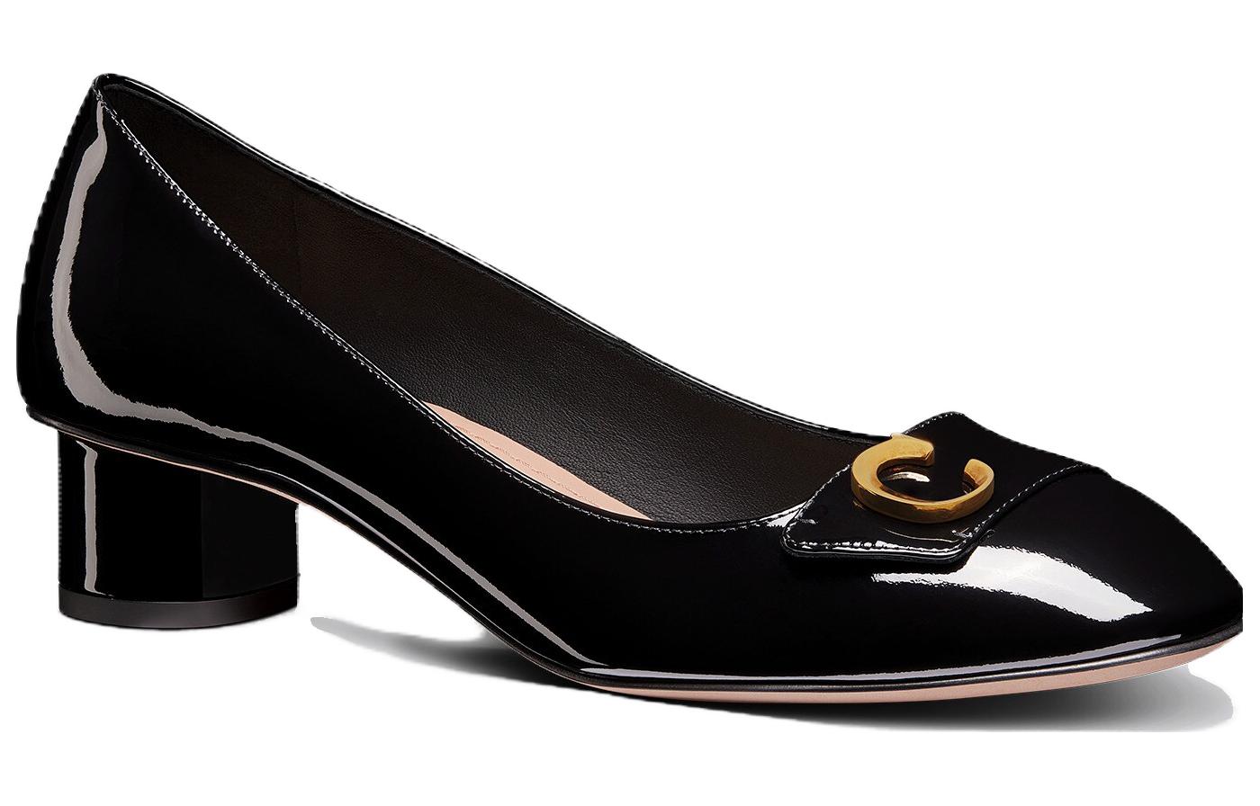 Order (W) Dior J'Adior 'Tacones Slingback de Cuero Negro' KCP920SEM_S900 KDB845VNI_S900