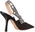 Shop (W) Dior J'Adior ブルーファブリックスリングバックパンプス KCP920SEM_S900