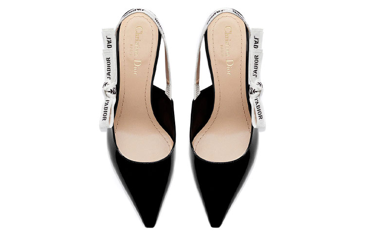 Purchase (W) 迪奥J'Adior刺绣帆布浅口高跟鞋米色KCP919FEJ_S03J KCC200VNR_S900