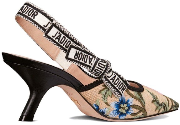 (W) Dior J'Adior 'Floral Mesh Slingback Heels' KDP727PGR_S10W KCP919FEJ_S03J Lookbook (W) Dior J'Adior 'Floral Mesh Slingback Heels' KDP727PGR_S10W KCP919FEJ_S03J