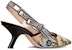 (W) Dior J'Adior 'Heels Slingback Jaring Bunga' KDP727PGR_S10W KCP919FEJ_S03J