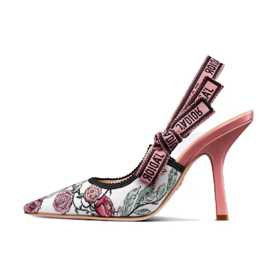 (W) Dior J'Adior 'Plumetis Nero E Nude' High Heels KCP704PCE_S15X