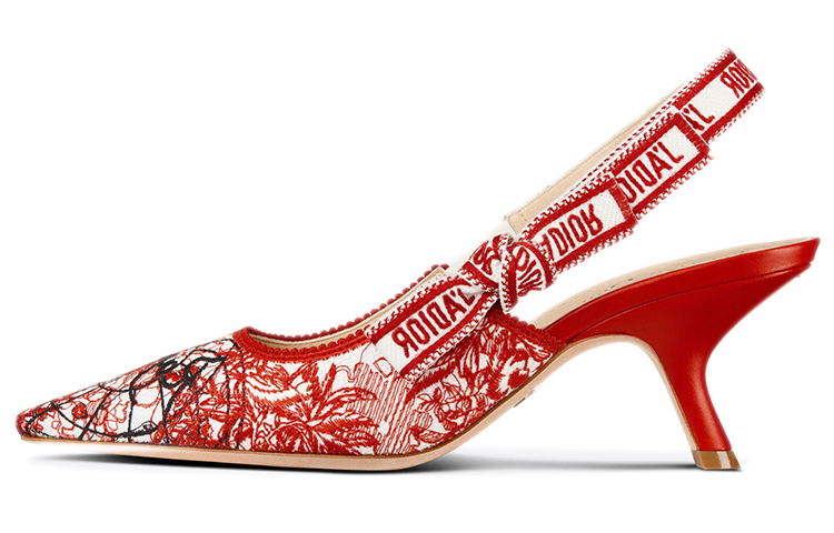 (Women) Dior J&#x27;Adior &#x27;Red Slingback&#x27; KDP880RAM_S48W