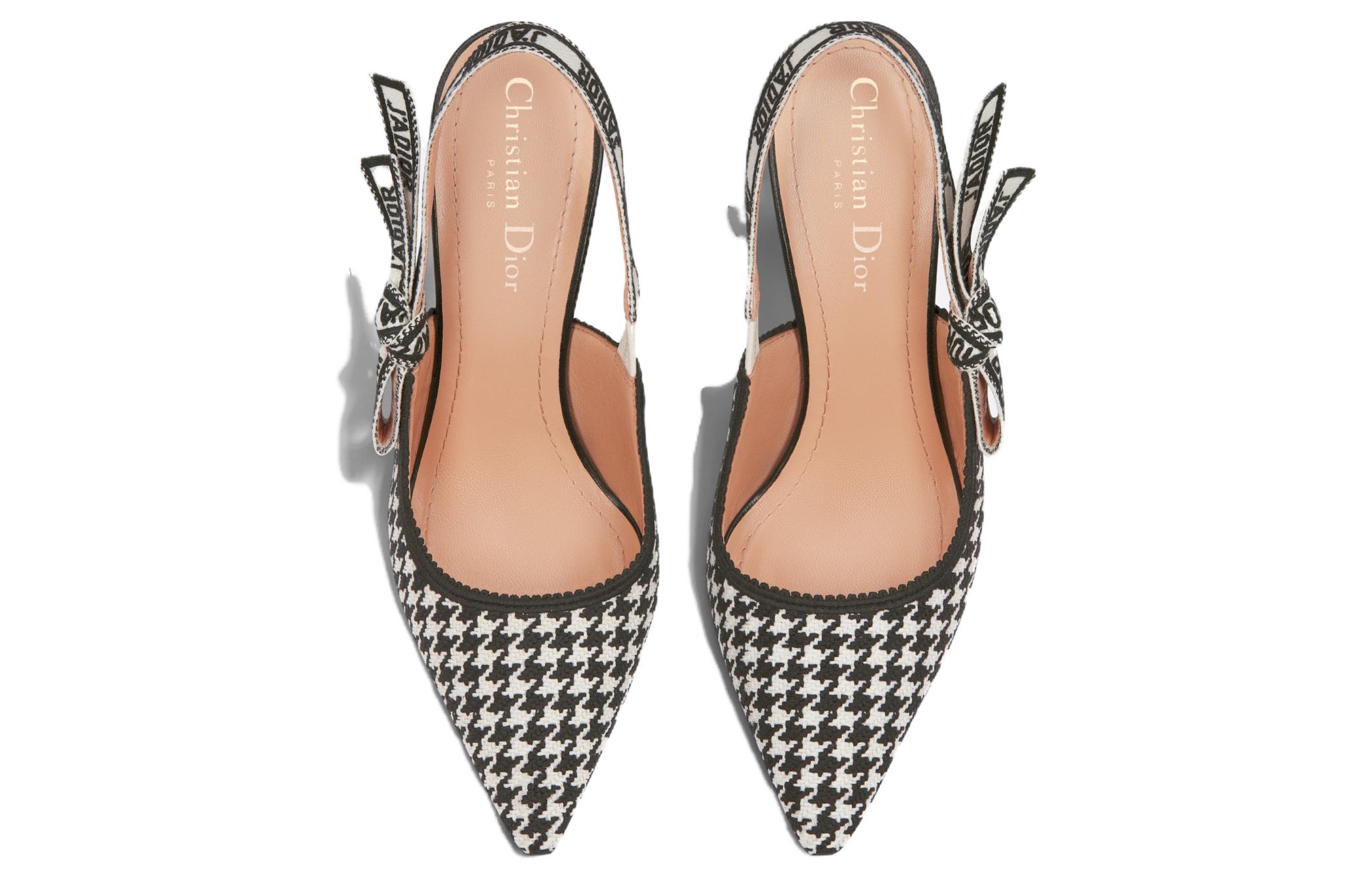 Shop (W) Dior J'Adior 'Slingback' Tacón 10cm 'Negro Blanco' KCP867MPK_S19W