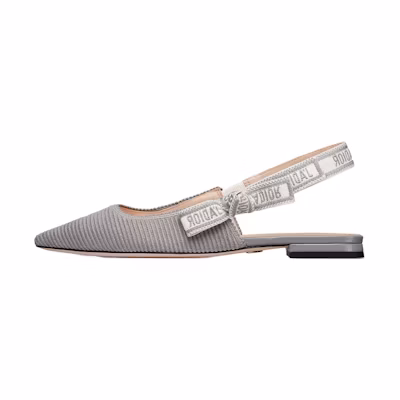 (W) Dior J'Adior Ballet Flat 'Grey'