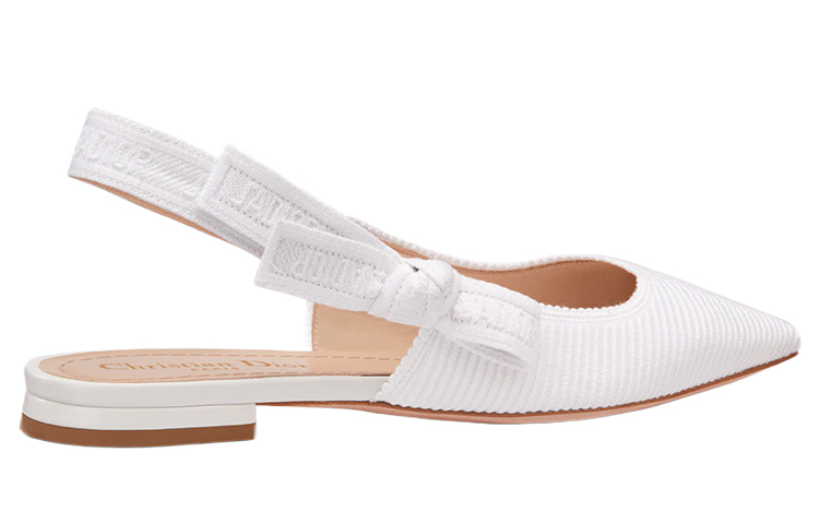 Shop (W) Dior J'Adior Sepatu Balet Putih KCB660EFR_S10W