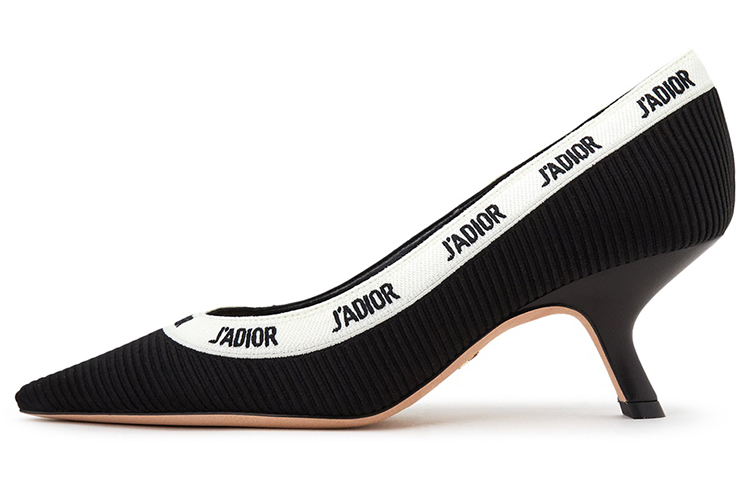 (Women) Dior J'Adior Black 'Tech Fabric High Heels' KDQ373TFL_S900