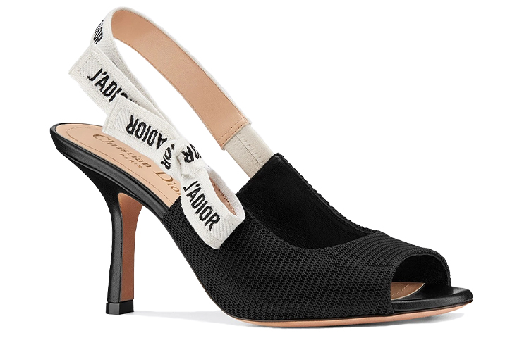 Order (Women) Dior J'Adior Canvas 'Fashion Chunky High Heel' Black KCV029FLL_S900