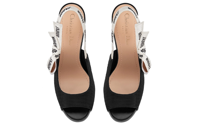 Shop (Women) Dior J'Adior Canvas 'Fashion Chunky High Heel' Black KCV029FLL_S900