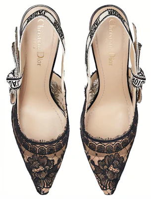 (W) Dior J''Adior Slingback Ricamato in Tela Rosa Tacco 6.5cm KDP761TJE_S62P KCV029FLL_S900 Sizing (W) Dior J''Adior Slingback Ricamato in Tela Rosa Tacco 6.5cm KDP761TJE_S62P KCV029FLL_S900