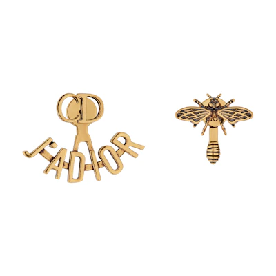 (Women) Dior J'adior Clip-On Earrings Gold E0640ADRMT-D907