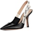 Lookbook (W) Dior J'Adior Selipar Kapas 'Star Embroidery' 10cm 'Hitam' KCC201VNR_S900