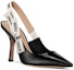 Shop (W) Dior J'Adior Selipar Kapas 'Star Embroidery' 10cm 'Hitam' KCC201VNR_S900