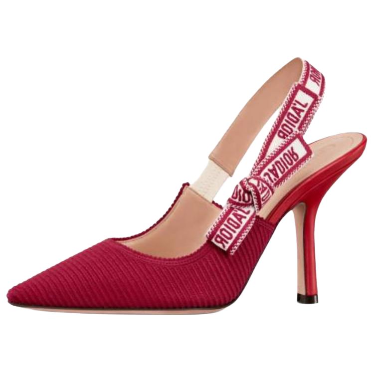 Shop (W) Dior J''Adior Baumwoll-Stiletto Pumps Beige KCP826WCH_S47X KCP867EFR_S34R