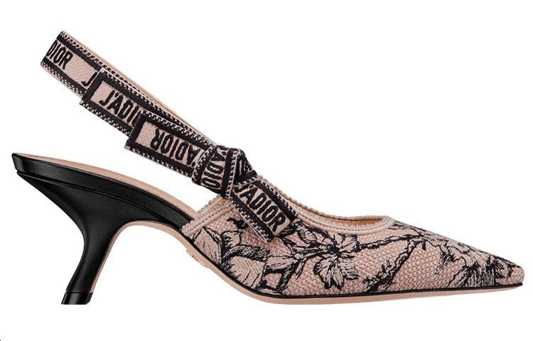 (W) Dior J'Adior Embroidered Canvas High Heels 'Nude' 圖 2