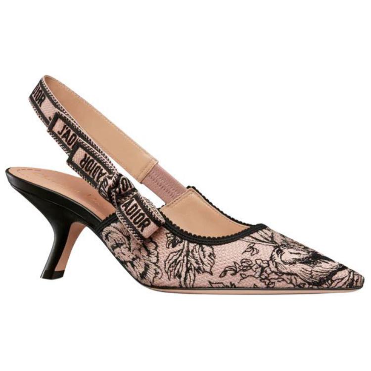 (W) Dior J'Adior Embroidered Canvas High Heels 'Nude' 圖 3